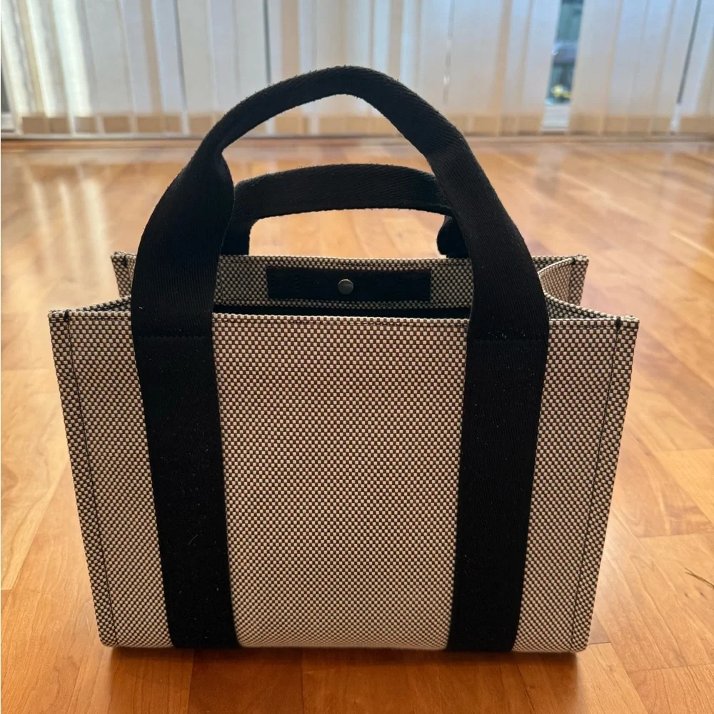 Two tone canvas mini tote bag 4.5L - Picture 9 of 10